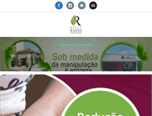 Tablet Screenshot of boticaraizes.com.br